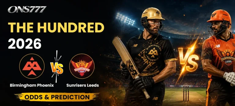 The Hundred 2026_ Birmingham Phoenix vs Sunrisers Leeds Odds & Prediction